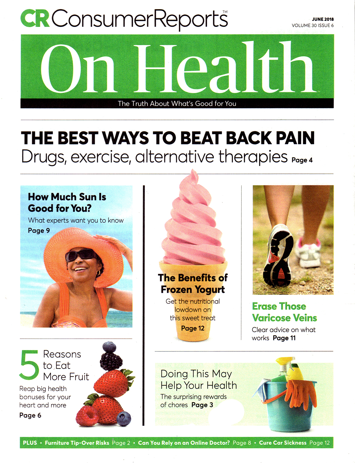 Consumer-Reports-On-Health June 01, 2018 Issue Cover