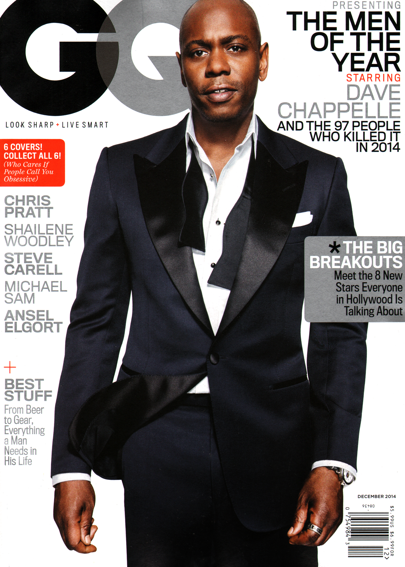 Gentlemens-Quarterly---GQ December 01, 2014 Issue Cover