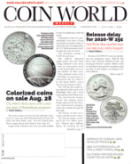 Coin-World-Weekly July 27, 2020 Issue Cover