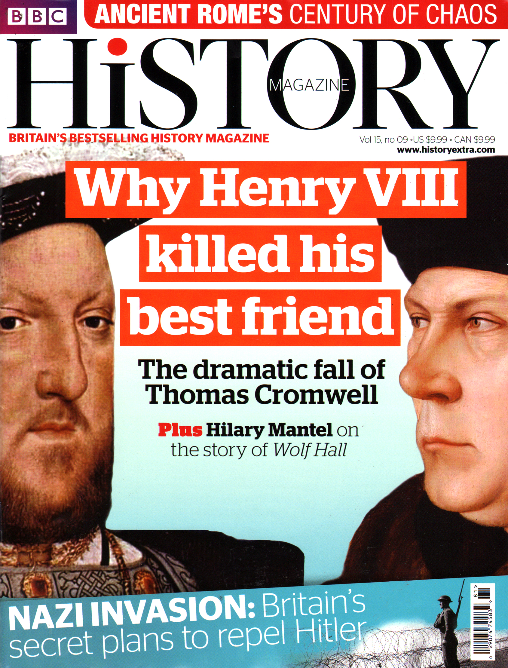 BBC-History September 01, 2014 Issue Cover