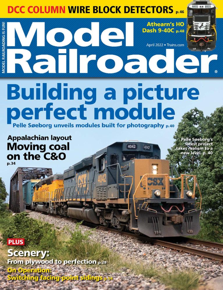 model-railroader April 01, 2022 Issue Cover