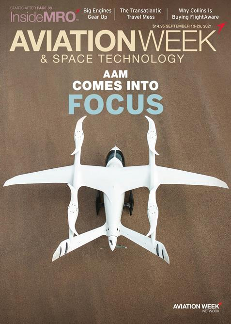 Aviation-Week-and-Space-Technology September 13, 2021 Issue Cover