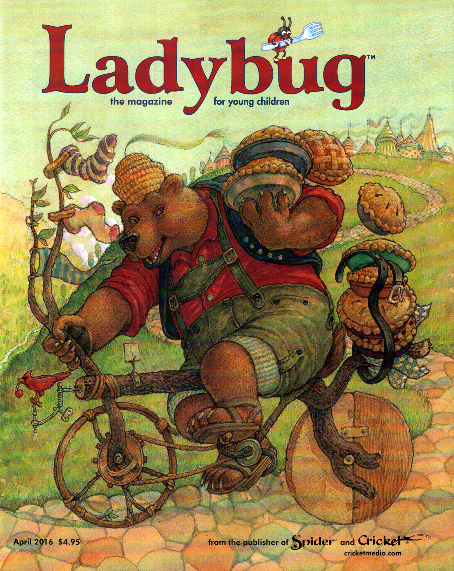 Ladybug April 01, 2016 Issue Cover