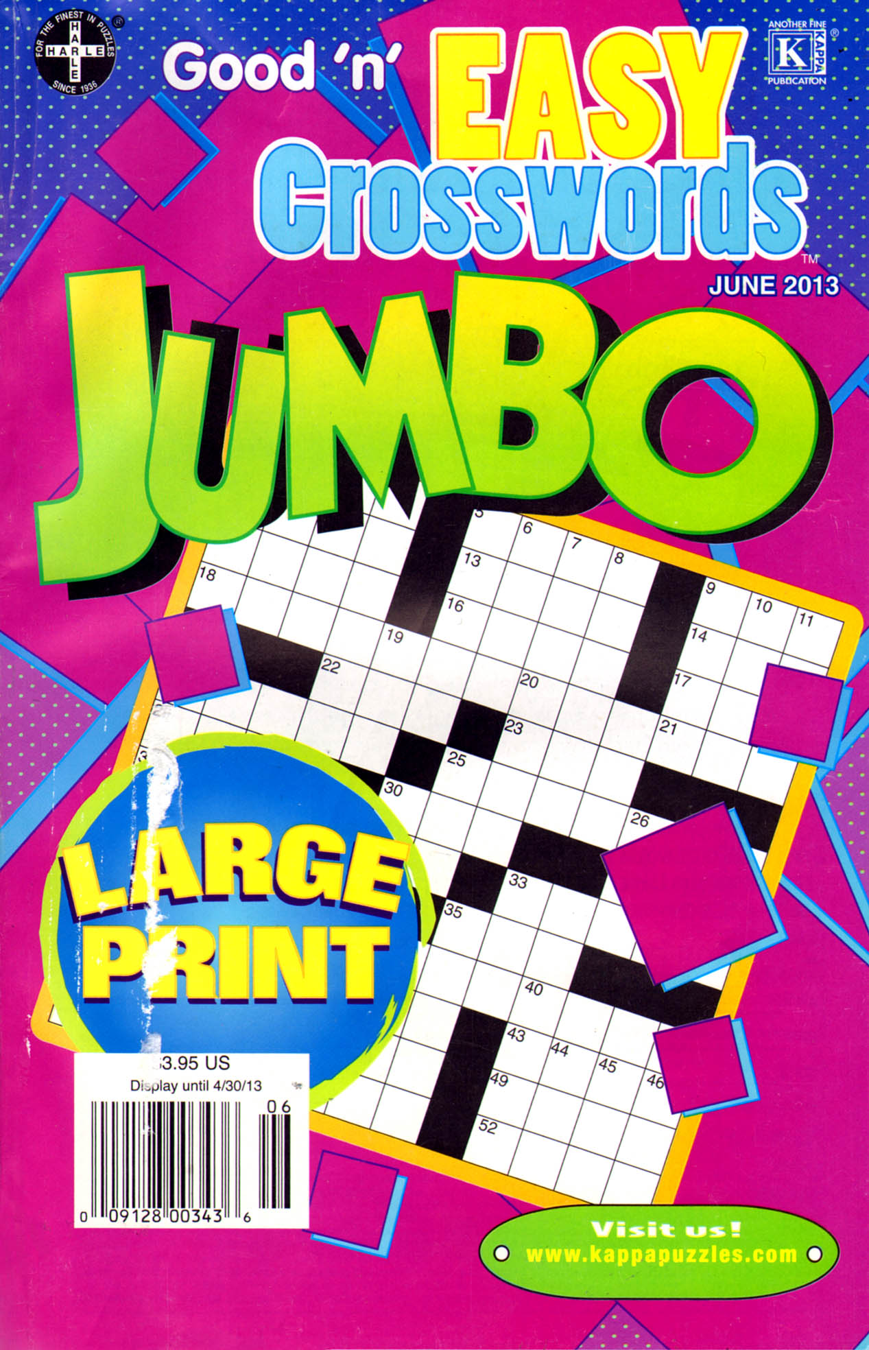 Good-N-Easy-Crosswords-Jumbo June 01, 2013 Issue Cover