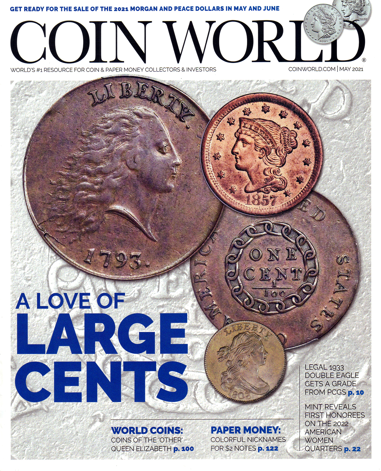 Coin-World-Weekly May 01, 2021 Issue Cover