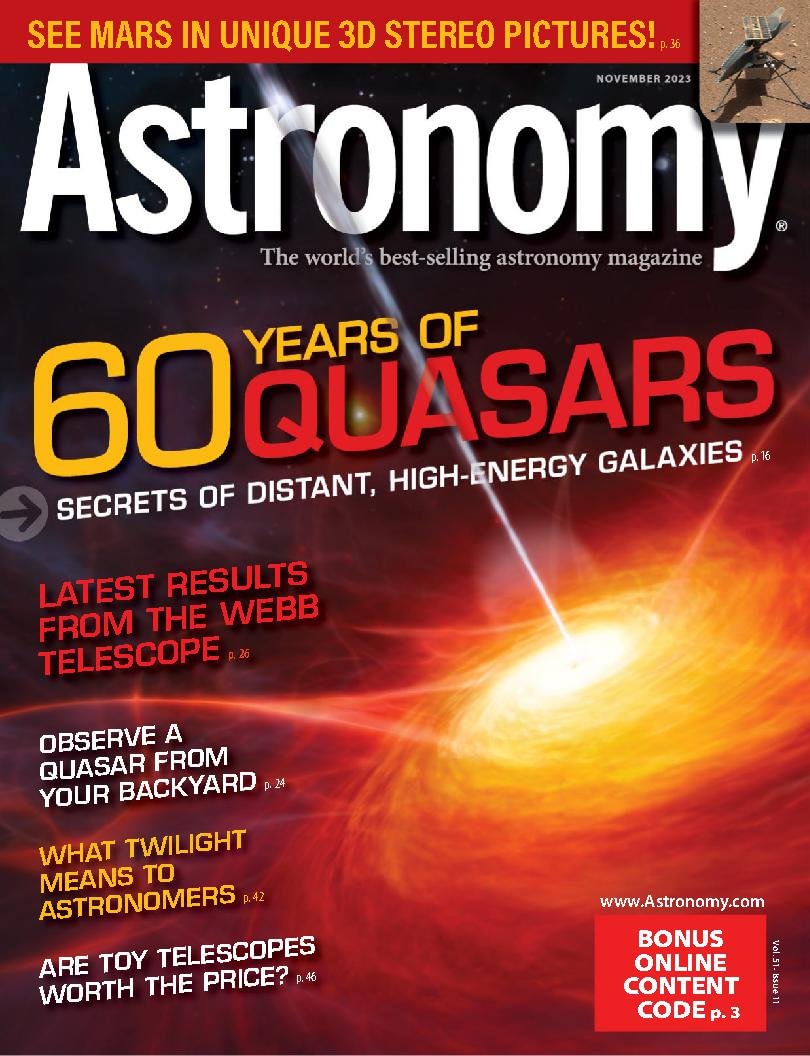 Astronomy November 01, 2023 Issue Cover
