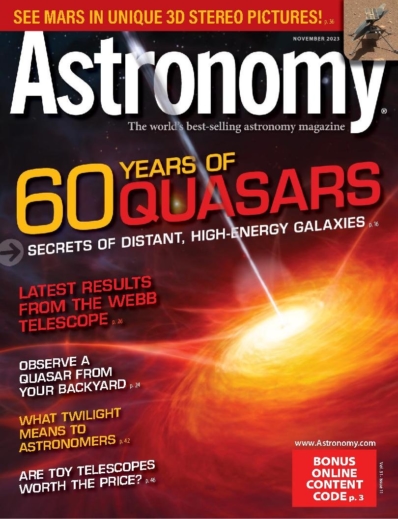 Astronomy November 01, 2023 Issue Cover