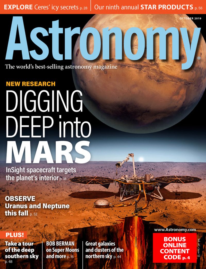 Astronomy October 01, 2019 Issue Cover