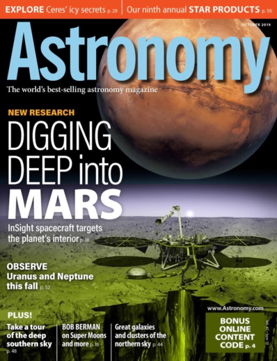 Astronomy October 01, 2019 Issue Cover