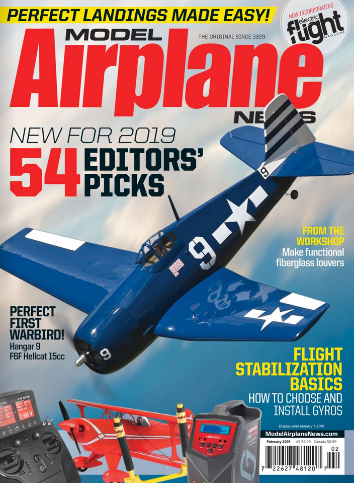Model-Airplane-News February 01, 2019 Issue Cover