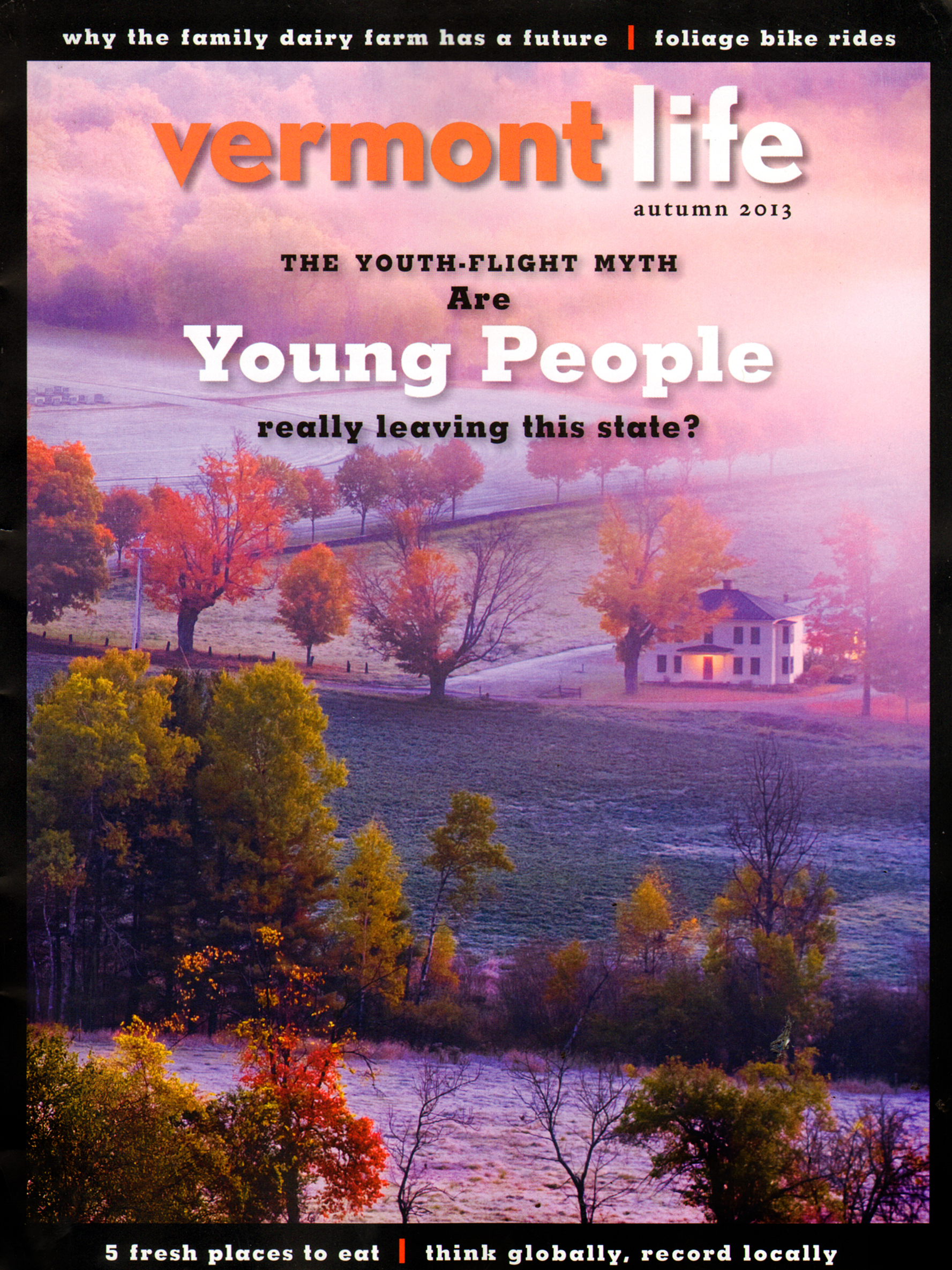 Vermont-Life September 01, 2013 Issue Cover