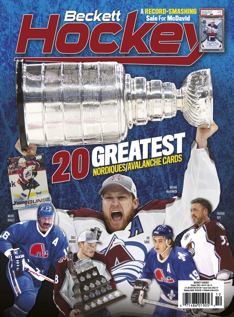 Beckett-Hockey October 01, 2022 Issue Cover