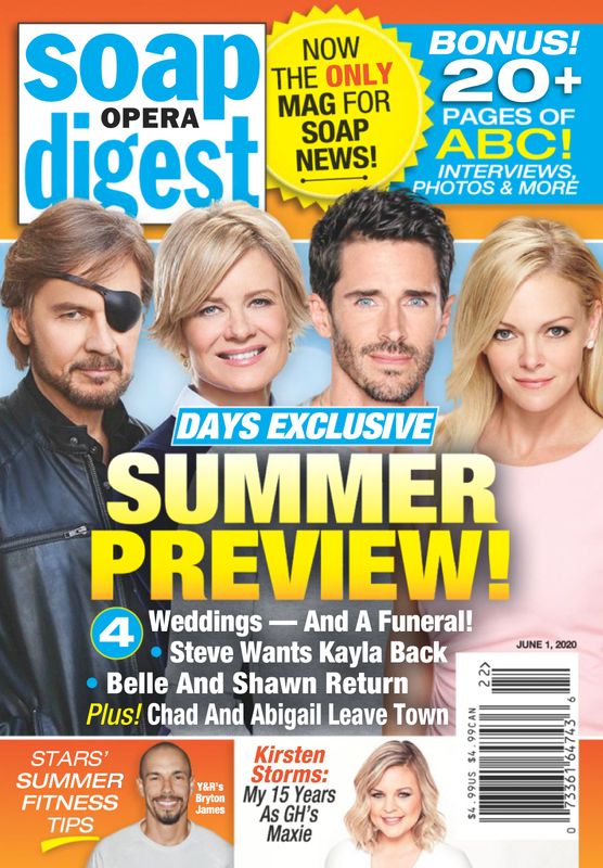 Soap-Opera-Digest June 01, 2020 Issue Cover