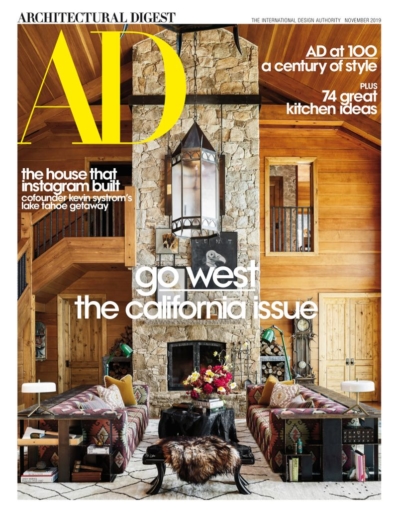 Architectural Digest November 01, 2019 Issue Cover