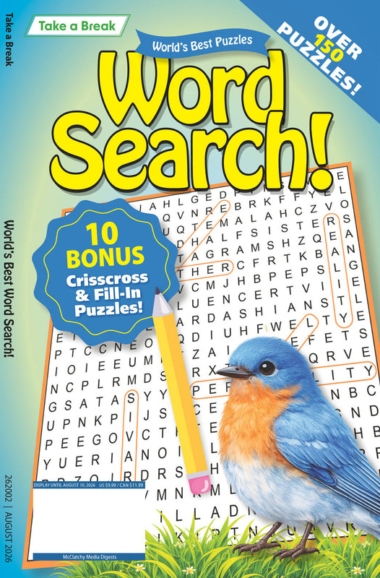 Take a Break Word Search August 01, 2026 Issue Cover
