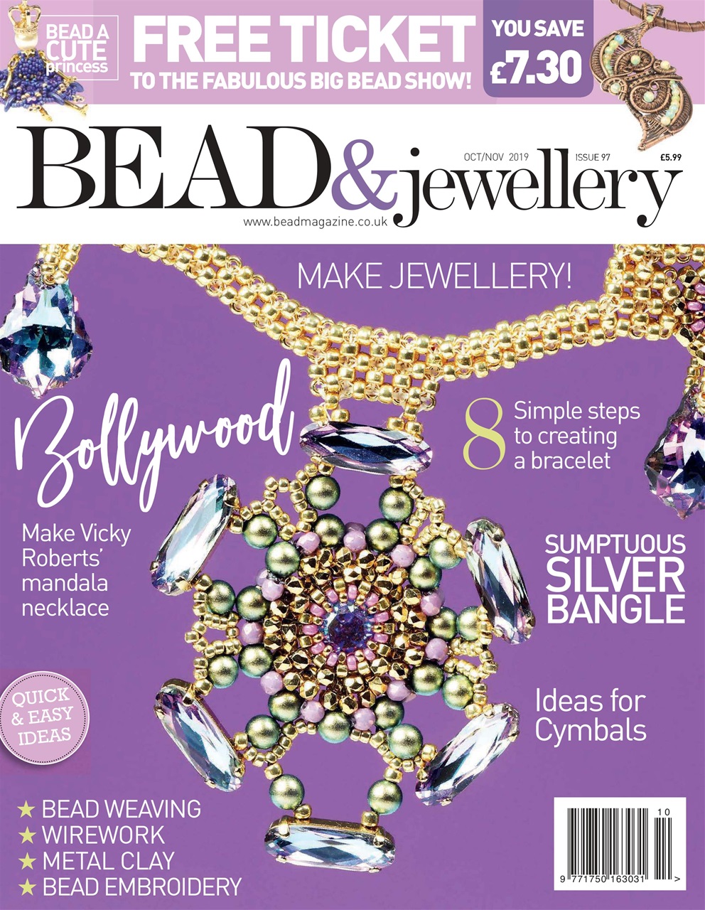 Bead-and-Jewellery October 01, 2019 Issue Cover