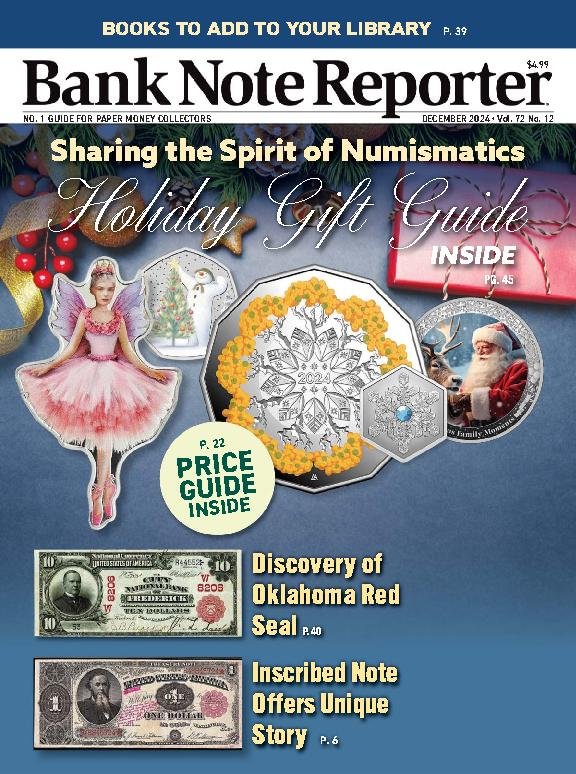 Bank-Note-Reporter December 01, 2024 Issue Cover