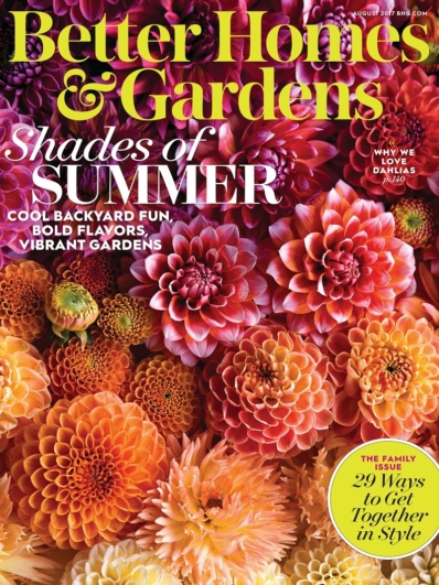 Better Homes & Gardens August 01, 2017 Issue Cover