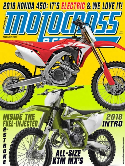 Motocross Action August 01, 2017 Issue Cover
