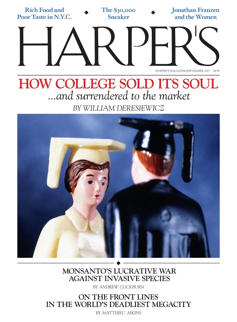 Harpers September 01, 2015 Issue Cover