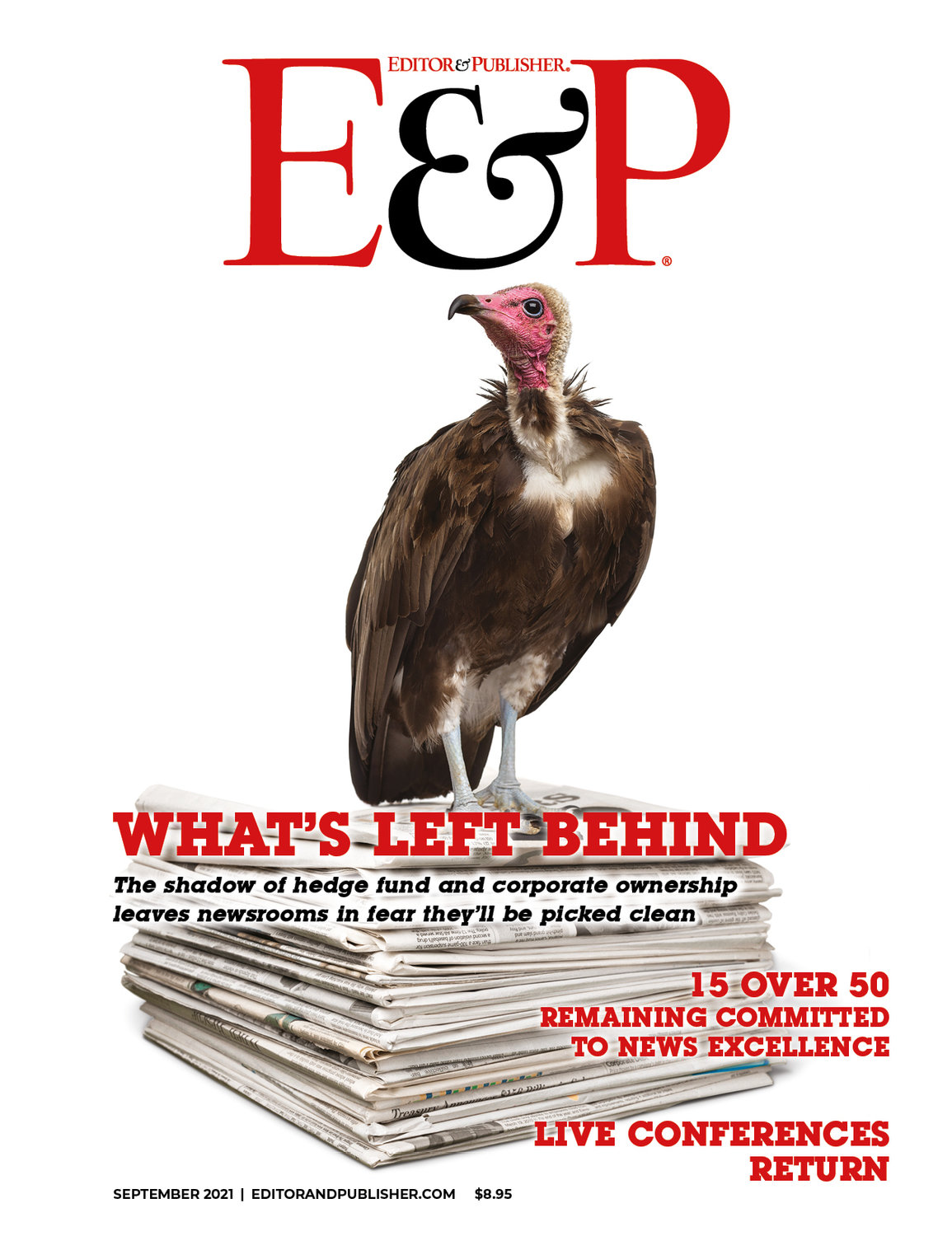 Editor-and-Publisher September 01, 2021 Issue Cover