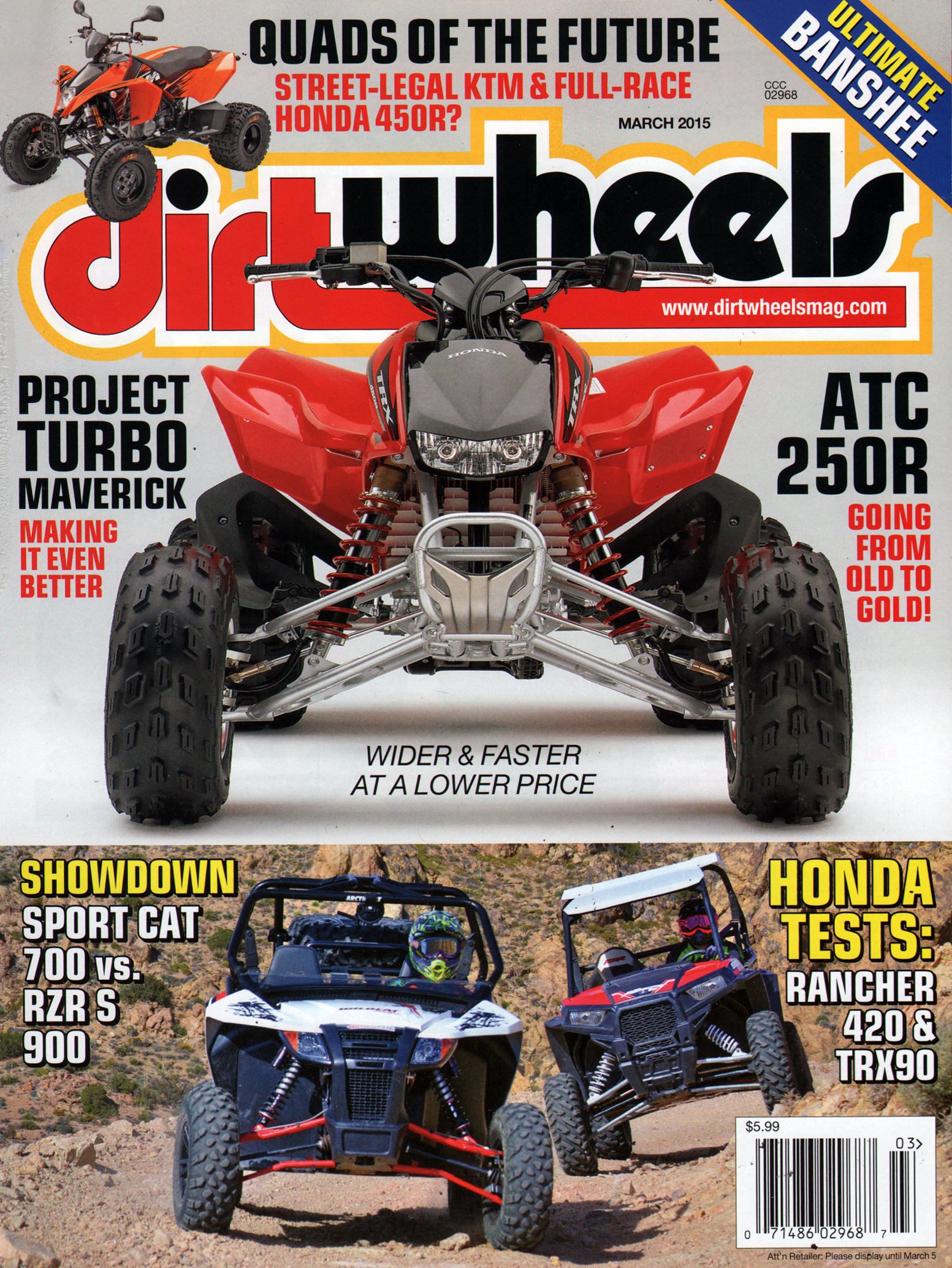 Dirt-Wheels March 01, 2015 Issue Cover