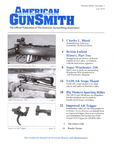 American Gunsmith July 01, 2018 Issue Cover