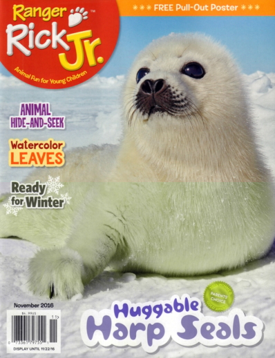Ranger Rick Jr. November 01, 2016 Issue Cover