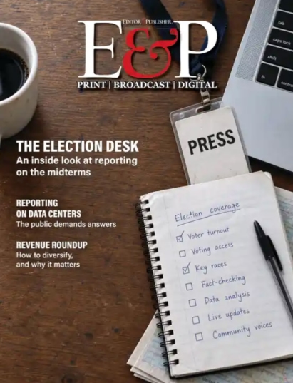 Editor & Publisher October 01, 2026 Issue Cover
