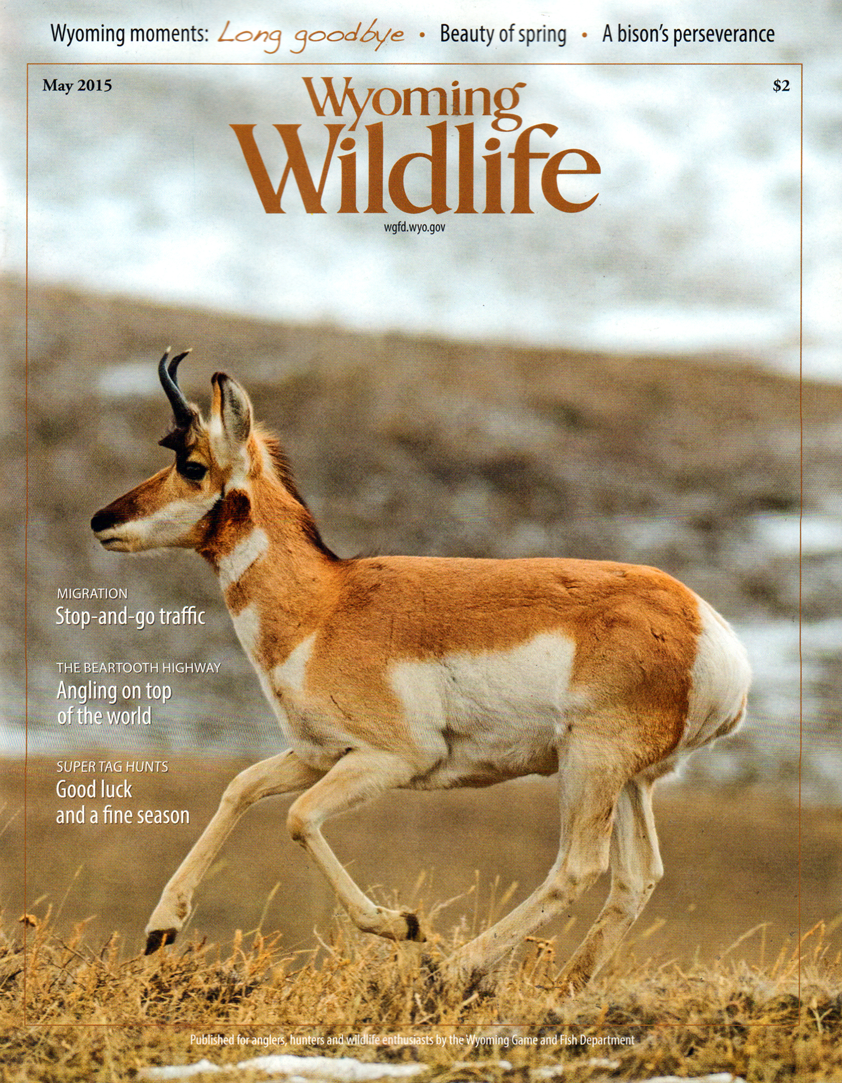 Wyoming-Wildlife May 01, 2015 Issue Cover