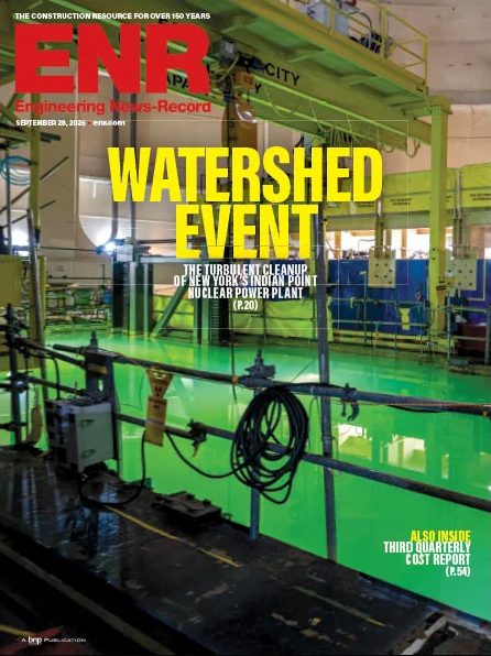 Engineering News Record September 28, 2026 Issue Cover