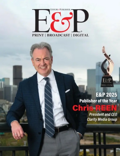 Editor & Publisher November 01, 2025 Issue Cover