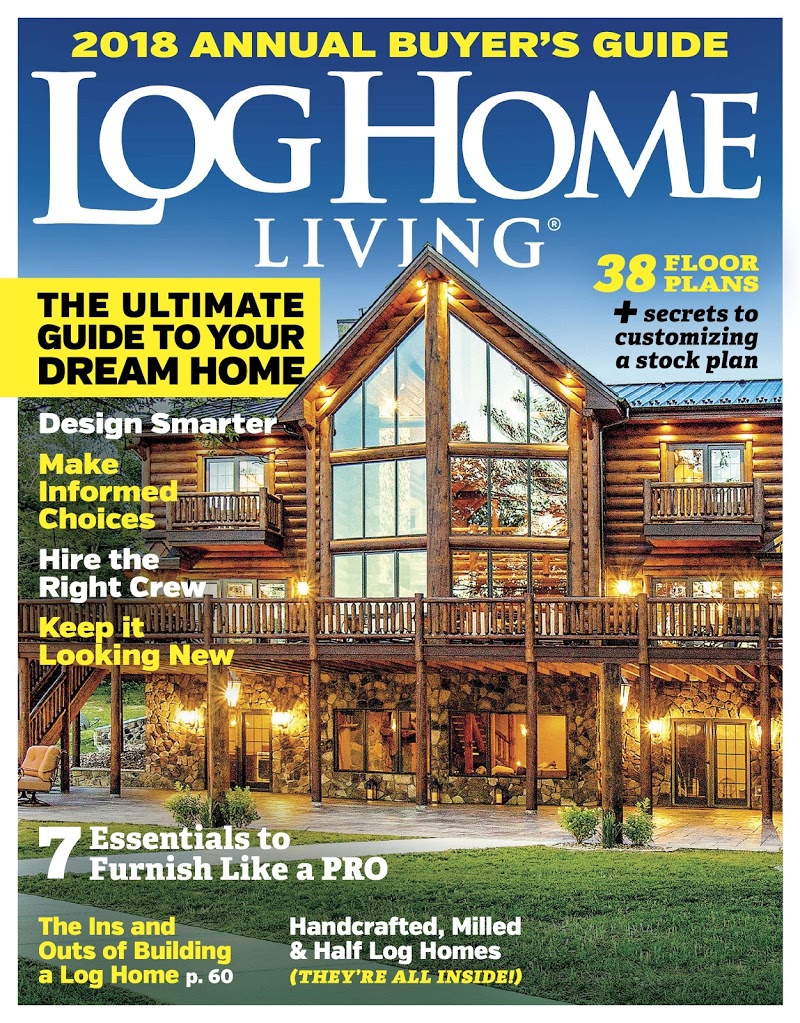 Log-and-Timber-Home-Living October 01, 2017 Issue Cover