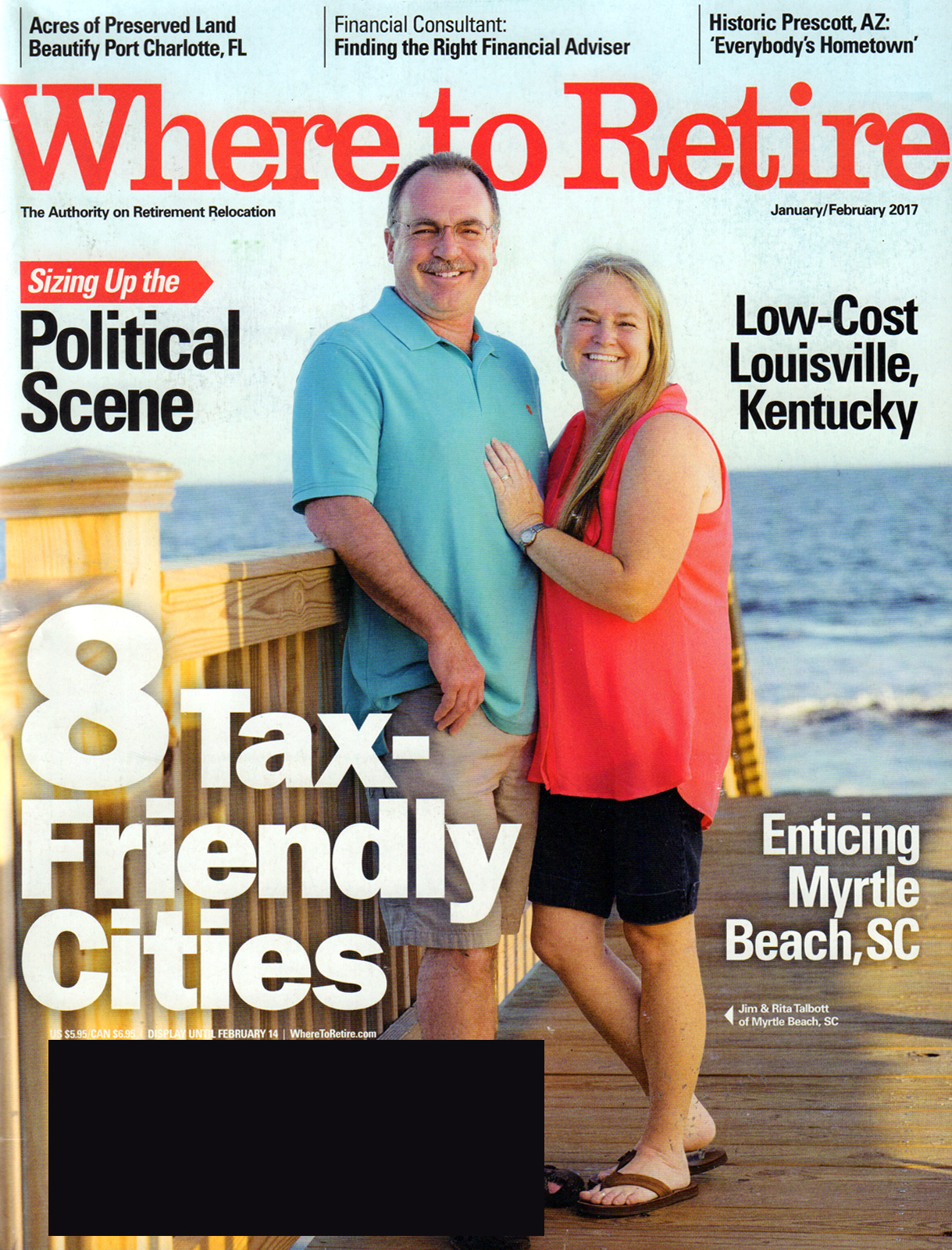 Where-To-Retire January 01, 2017 Issue Cover