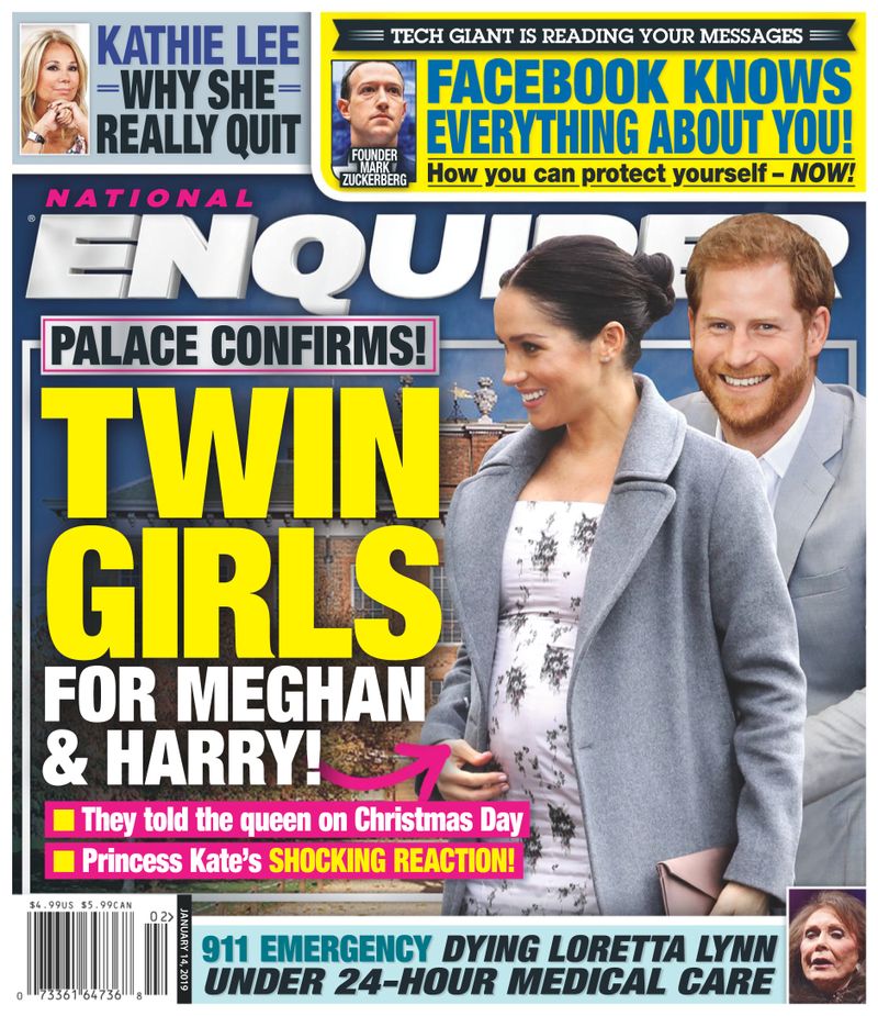 National-Enquirer January 14, 2019 Issue Cover
