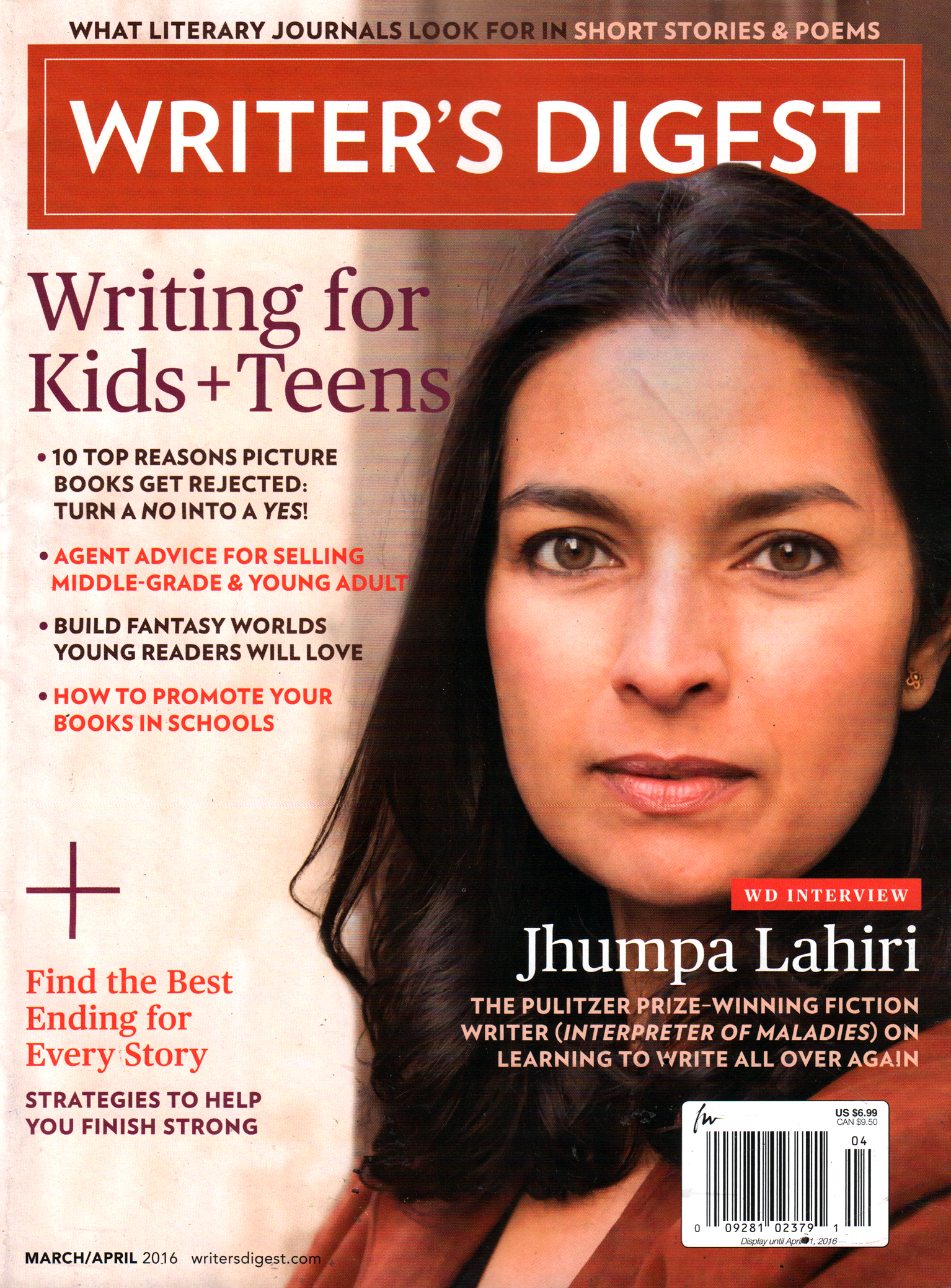 Writers-Digest March 01, 2016 Issue Cover