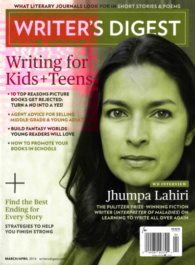 Writer's Digest March 01, 2016 Issue Cover