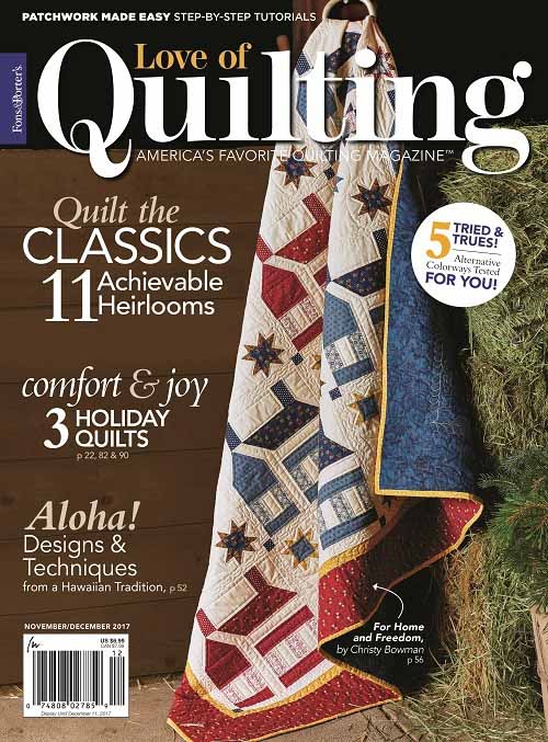 Fons-and-Porters-Love-of-Quilting November 01, 2017 Issue Cover