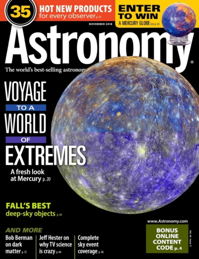 Astronomy November 01, 2018 Issue Cover
