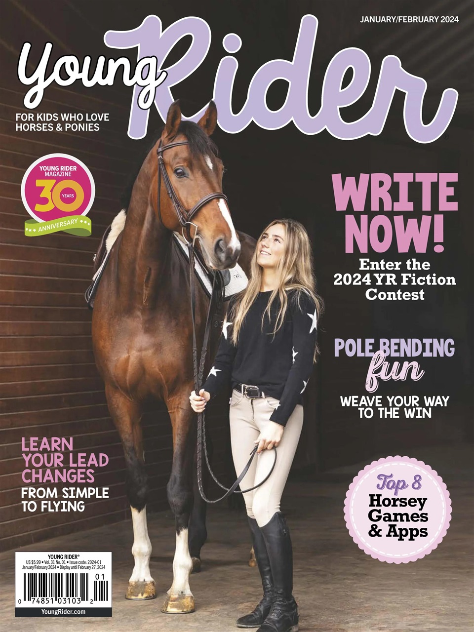 Young-Rider January 01, 2024 Issue Cover