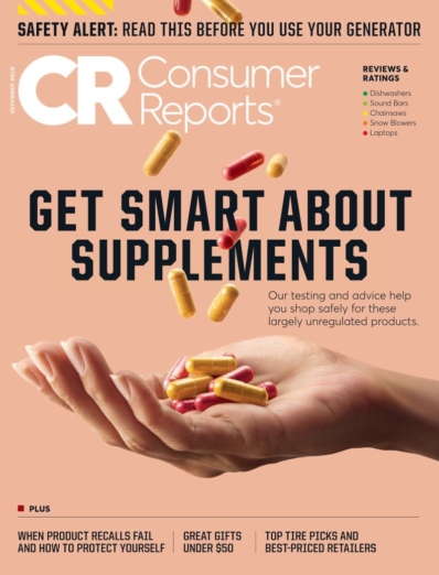 Consumer Reports December 01, 2019 Issue Cover