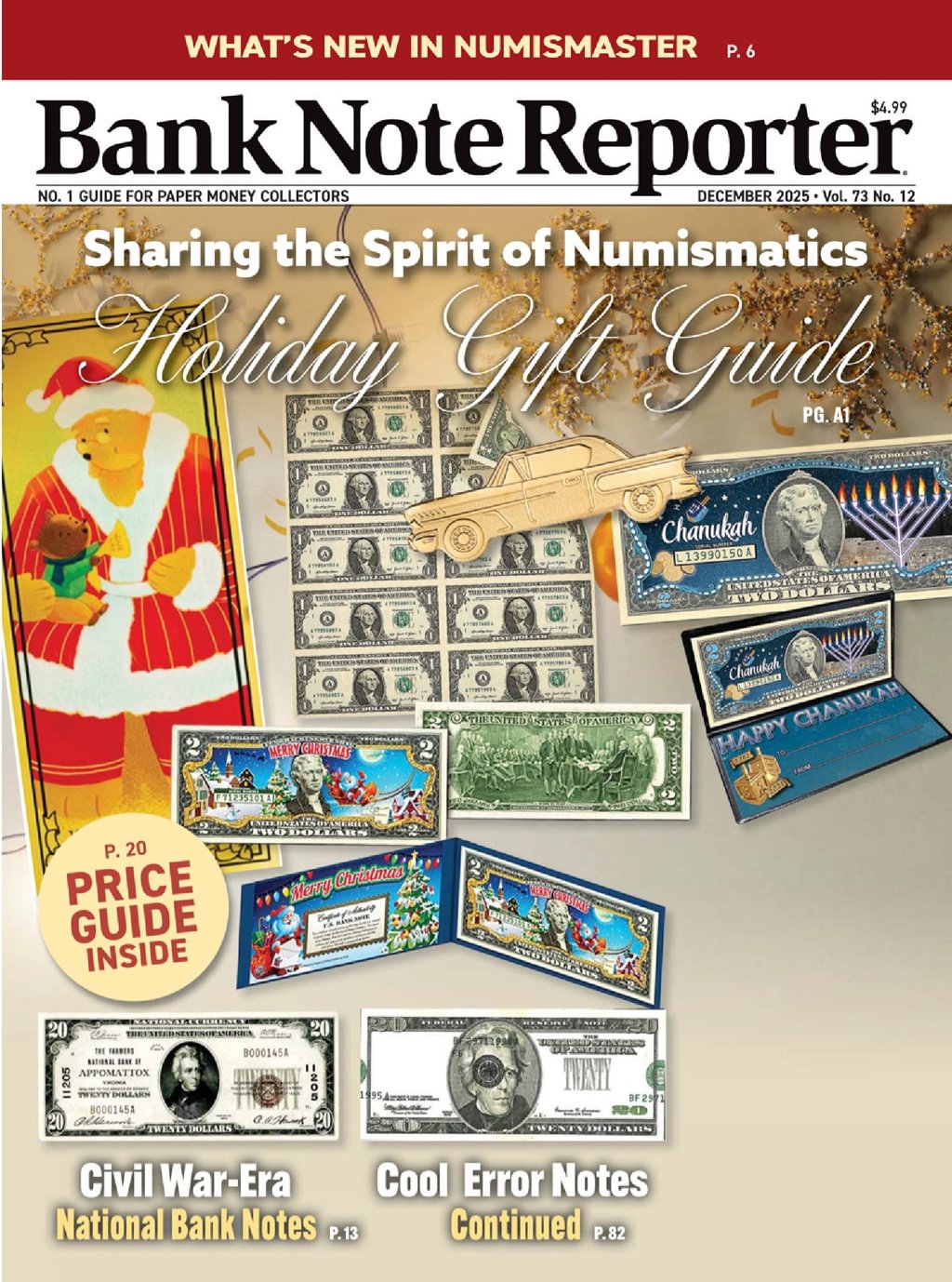 Bank Note Reporter December 01, 2025 Issue Cover