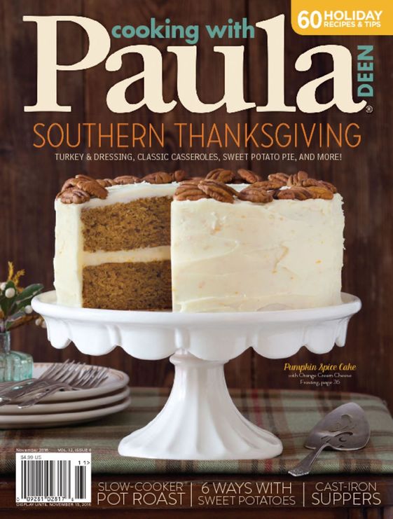 Cooking-With-Paula-Deen November 01, 2016 Issue Cover