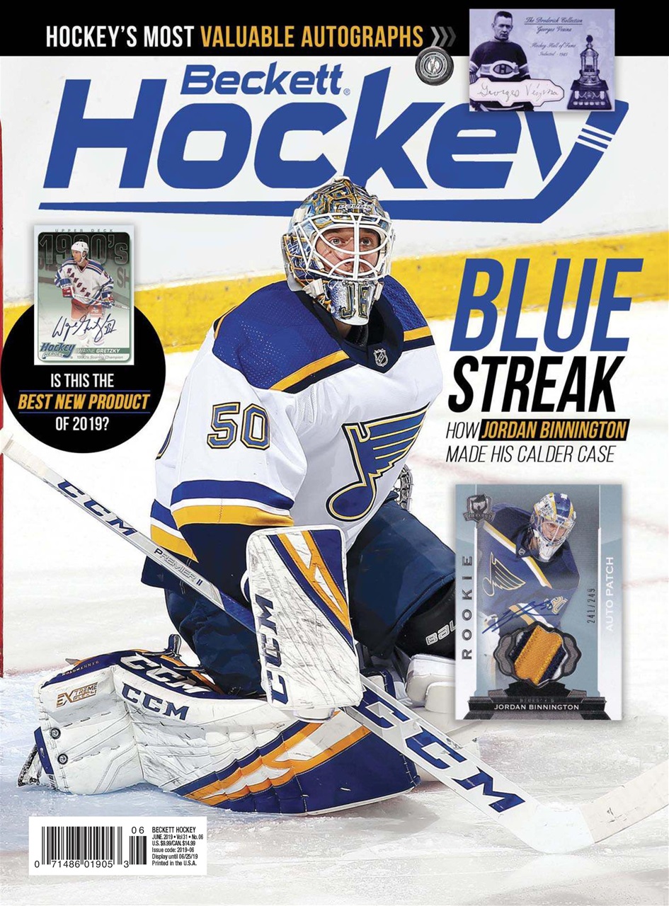 Beckett-Hockey June 01, 2019 Issue Cover