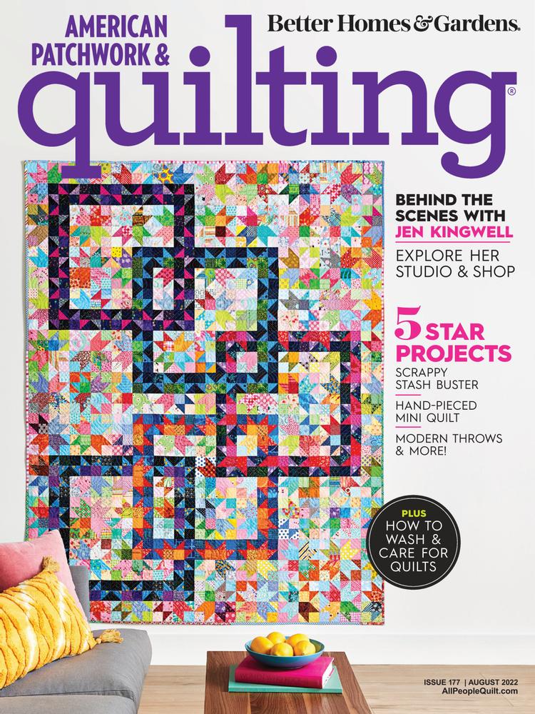 american-patchwork-and-quilting August 01, 2022 Issue Cover
