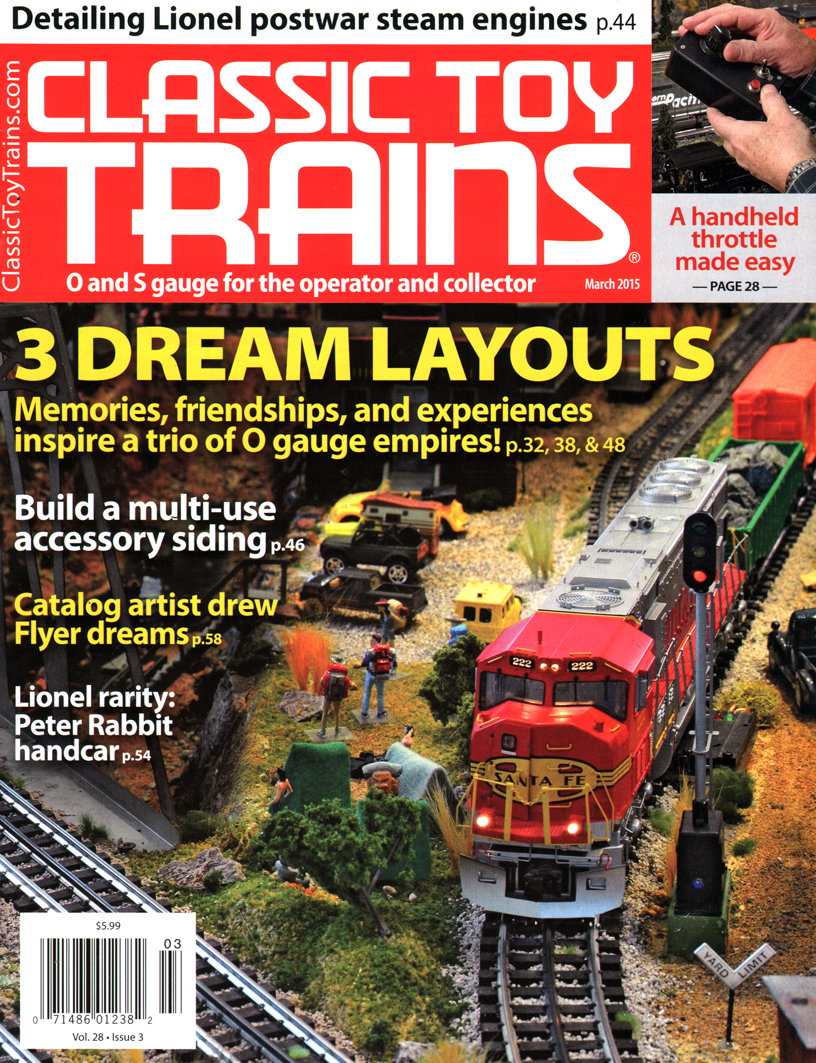 Classic-Toy-Trains March 01, 2015 Issue Cover