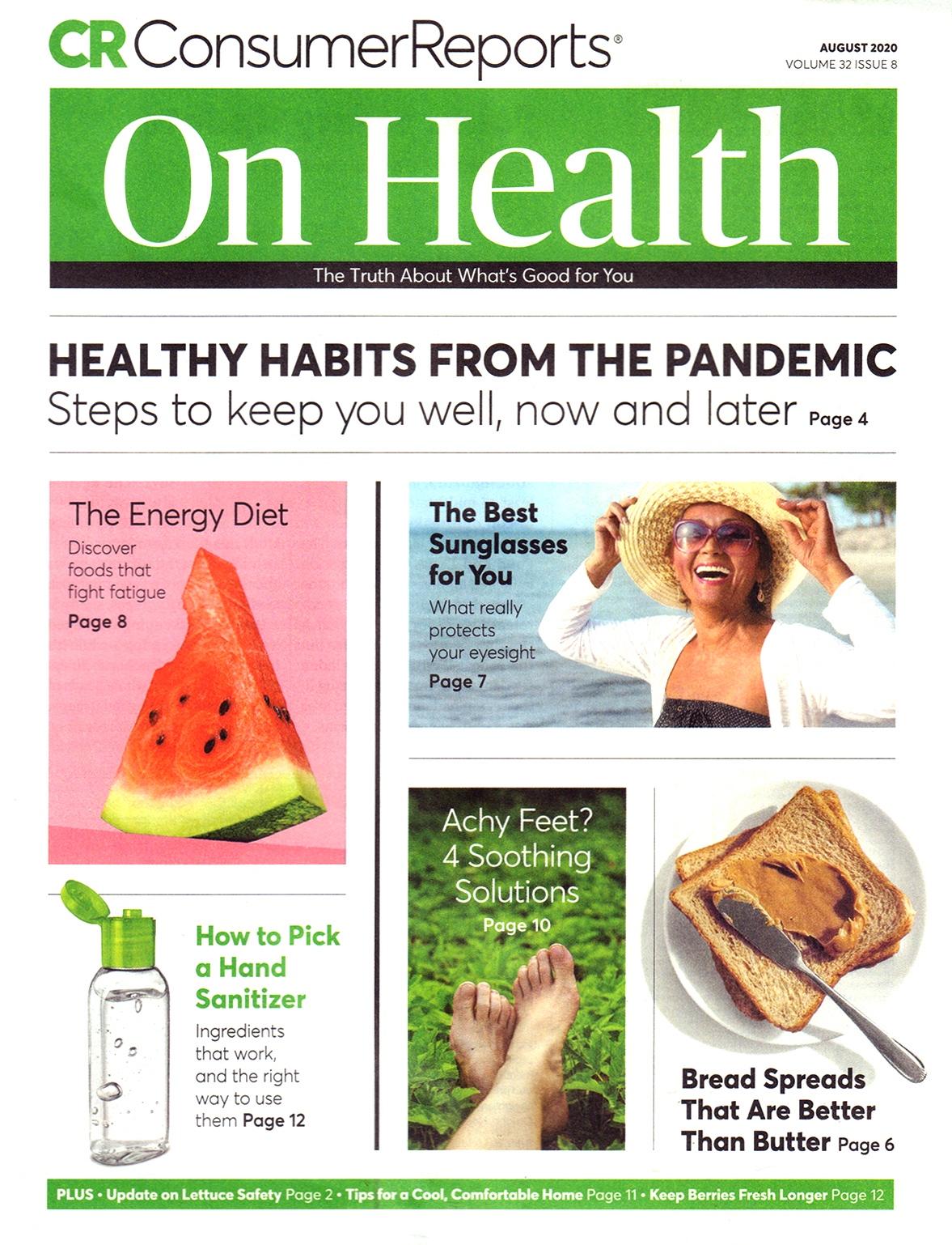 Consumer-Reports-On-Health August 01, 2020 Issue Cover