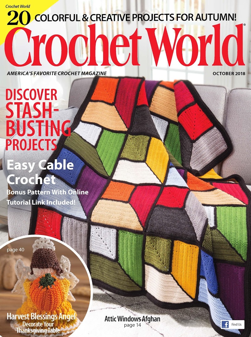 crochet-world September 01, 2018 Issue Cover
