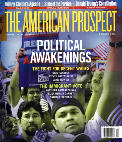 The American Prospect June 01, 2016 Issue Cover