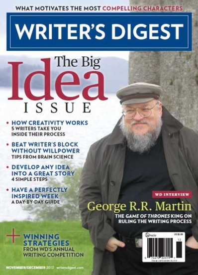 Writer's Digest November 01, 2012 Issue Cover